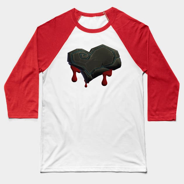 my heart hurt Baseball T-Shirt by MOUKI